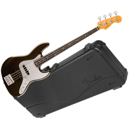 Fender American Ultra II Jazz Bass EB Texas Tea + étui