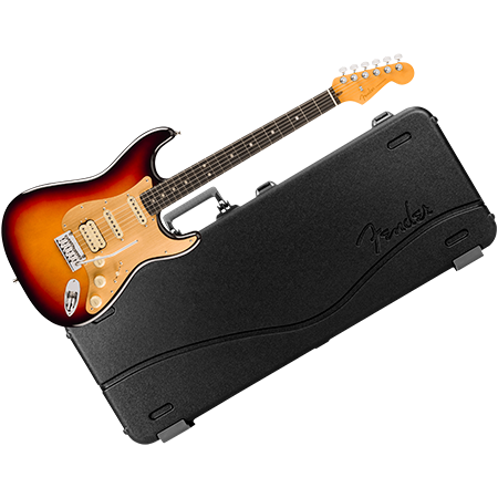 Fender American Ultra II Stratocaster HSS EB Ultraburst + Etui