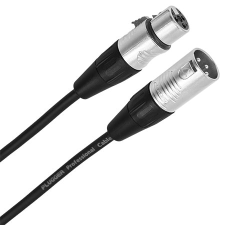 Plugger Câble XLR femelle 3b - XLR mâle 3b 10m Touring