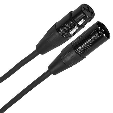 Plugger Câble DMX XLR femelle 3b - XLR mâle 3b 3m Touring