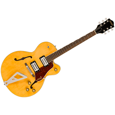 Gretsch Guitars G2420 Streamliner Hollow Body Chromatic II LR Broad'Tron BT-3S Village Amber