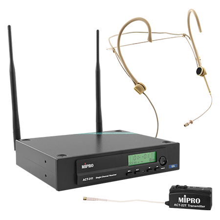 Mipro Pack Micro serre-tête sans fil MU-23 D Lithium
