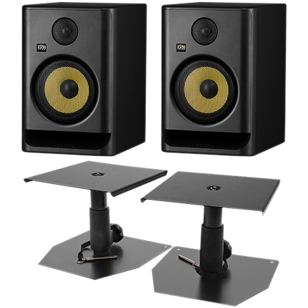 Krk Pack Rokit RP7 G5 (la paire) + Supports bas