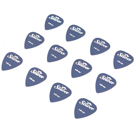 Shiver Médiators Nylon 0,96 mm Boîte de 12 Bleu