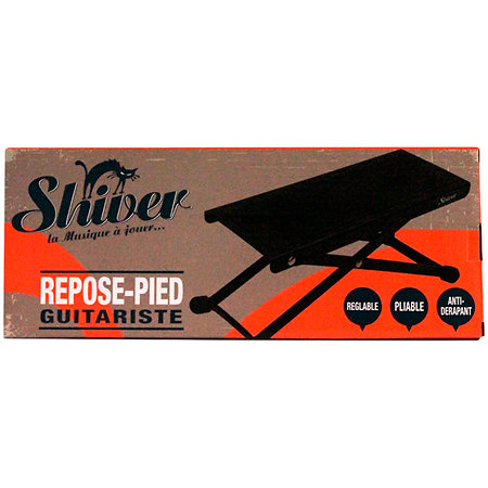 Repose pied en métal noir Shiver