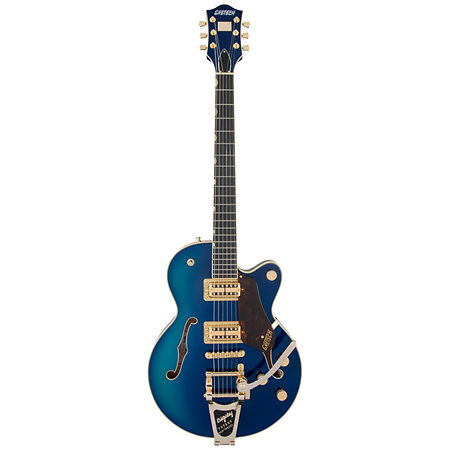 G6659TG Players Broadkaster Jr. Azure Metallic + Etui Gretsch Guitars