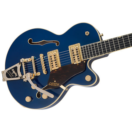 G6659TG Players Broadkaster Jr. Azure Metallic + Etui Gretsch Guitars