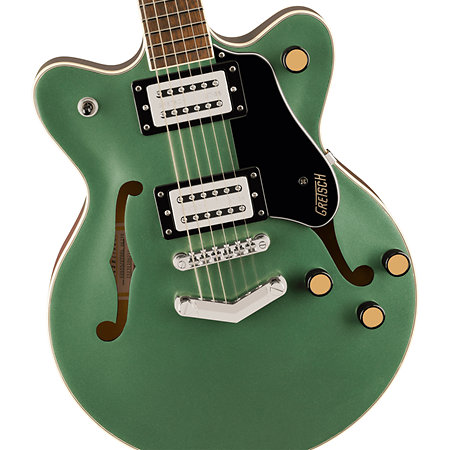 G2655 Streamliner Jr. Double-Cut Steel Olive Gretsch Guitars