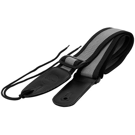 Shiver Sangle guitare basic noire et grise