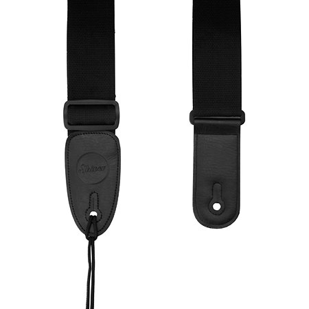 Sangle guitare basic noire Shiver