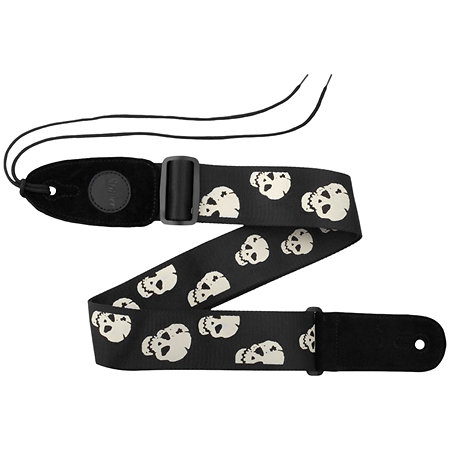 Shiver Sangle guitare Premium Tête de mort