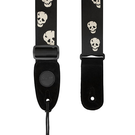 Sangle guitare Premium Tête de mort Shiver