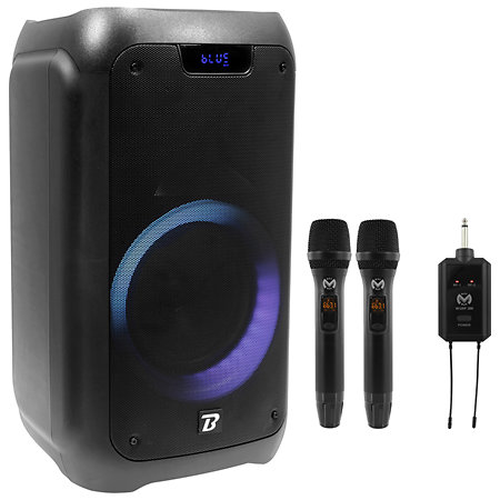 BoomTone DJ Pack Traveler 300 + 2 Micros main sans fil Mac Mah