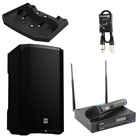 Electro-Voice Pack autonome Everse 12 Black + Micro main sans fil Mipro