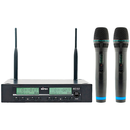 Pack autonome Everse 8 White + 2 Micros main sans fil Mipro Electro-Voice