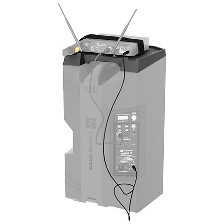 Pack autonome Everse 12 Black + 2 Micros Serre-tête sans fil Mipro Electro-Voice
