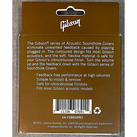 GA-FDBKSPR1 Acoustic Soundhole Cover Gibson
