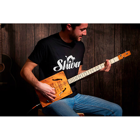 Shiver Cigar Box guitare à 3 cordes