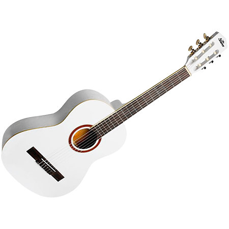 Shiver GCS 3/4 guitare classique blanche