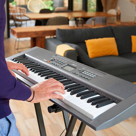 KS-52 clavier arrangeur 61 touches gris métallisé Shiver