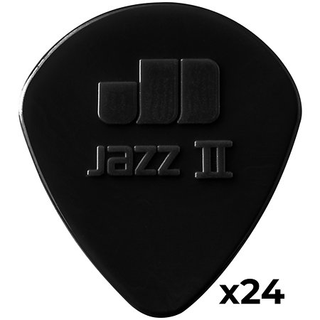 Dunlop 47R2S Jazz II stiffo 1,38 mm Sachet de 24
