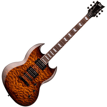 Viper 256 QM Dark Brown Sunburst LTD