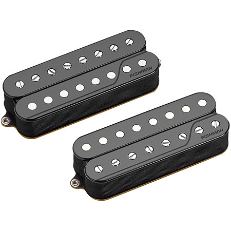 Fishman Fluence PRF-CO8-SB2 Set Neck/Bridge Open Core Classic Actif Humbucker 8 cordes Black