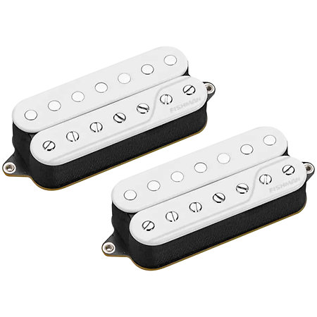Fishman Fluence PRF-CO7-SW2 Set Neck/Bridge Open Core Classic Actif Humbucker 7 cordes White
