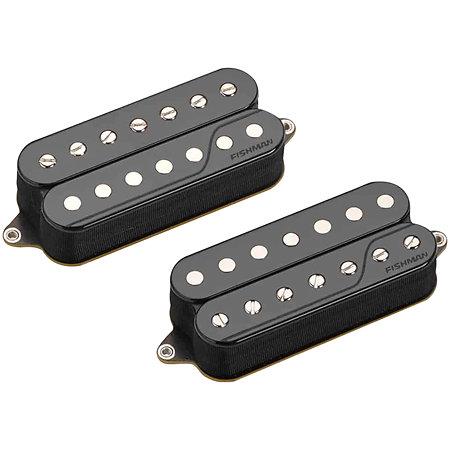 Fishman Fluence PRF-CO7-SB2 Set Neck/Bridge Open Core Classic Actif Humbucker 7 cordes Black