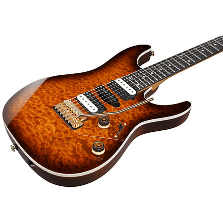 Ibanez AZ47P1QM DEB Dragon Eye Burst + Housse