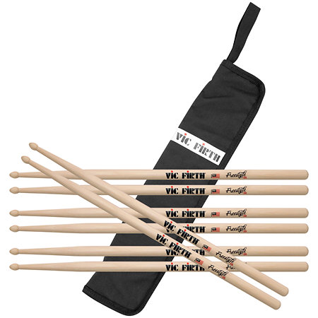 Vic Firth PFS5B4-ESB1 Pack 4x FS5B Freestyle + Housse