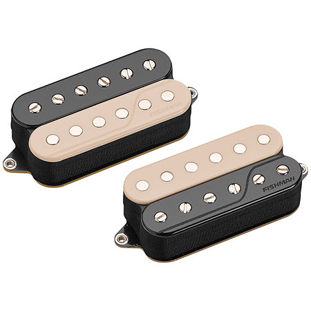 Fishman Fluence PRF-COC-SV2 Set Neck/Bridge Open Core Classic 6 Actif Humbucker Zebra inversé