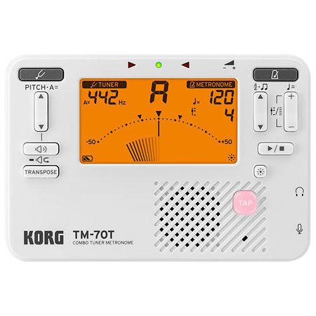 Korg TM-70T + CM400 White