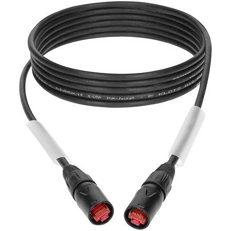 Klotz Câble etherCON Ultra flexible RamCAT Cat5e S/UTP 3m