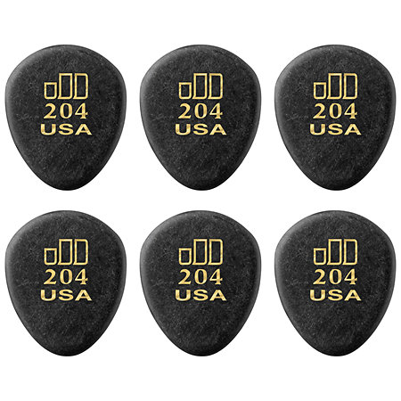 Dunlop 477P204 Jazztone Rond Sachet de 6