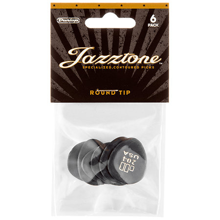 477P204 Jazztone Rond Sachet de 6 Dunlop