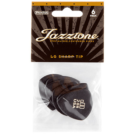 477P208 Jazztone Large Pointu Sachet de 6 Dunlop