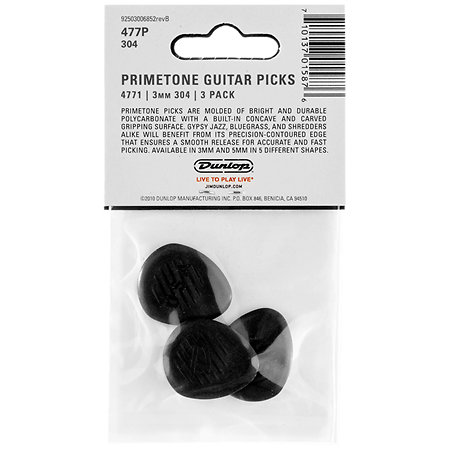 477P304 Primetone Rond Sachet de 3 Dunlop