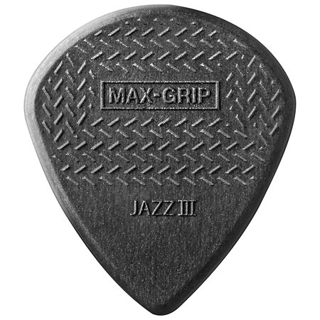 Dunlop 471P3C Max Grip Jazz III Carbon Fiber Sachet de 6