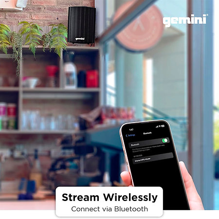 GHSI W400BT Black (la paire) Gemini