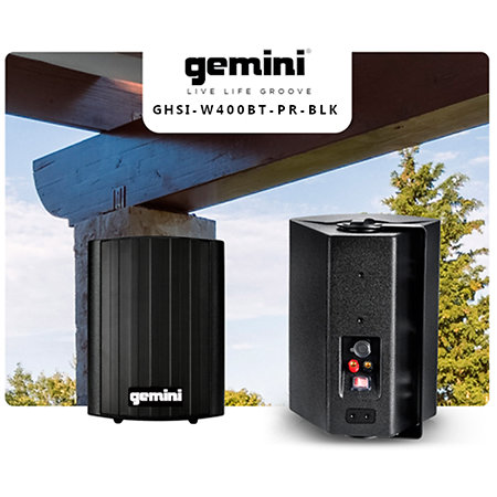 GHSI W400BT Black (la paire) Gemini