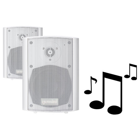 GHSI W400BT White (la paire) Gemini