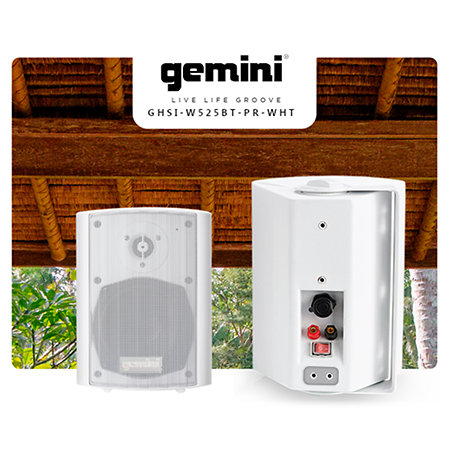 Gemini GHSI W525BT White (la paire)