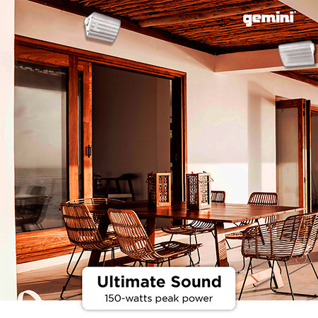 GHSI W525BT White (la paire) Gemini