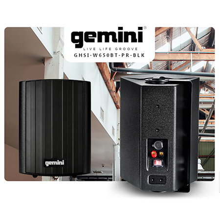Gemini GHSI W650BT Black (la paire)
