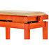 Banquette piano Deluxe cerisier mat assise beige Gewa