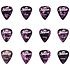 Médiators Celluloïd 1,20 mm Boîte de 12 Violet Shiver