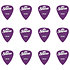 Médiators Nylon 1,20 mm Boîte de 12 Violet Shiver