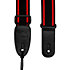 Sangle guitare basic noire et rouge Shiver