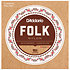 EJ33 Folk Nylon à boules, tension normale D'Addario
